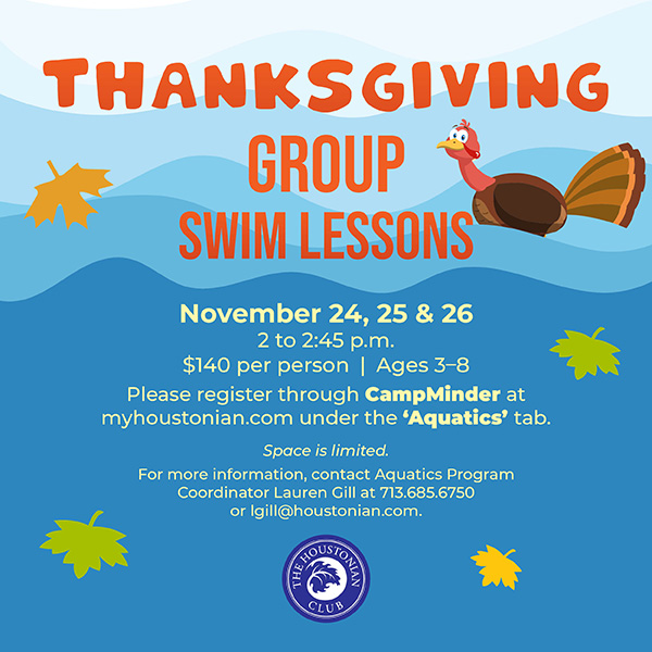 Thanksgiving Group Swim Lessons