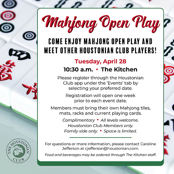 Mahjong Open Play