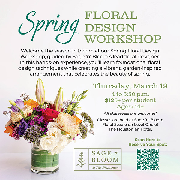 Spring Floral Design Workshop