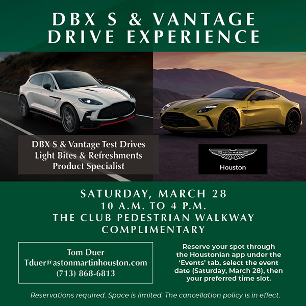 DBX S & Vantage Drive Experience