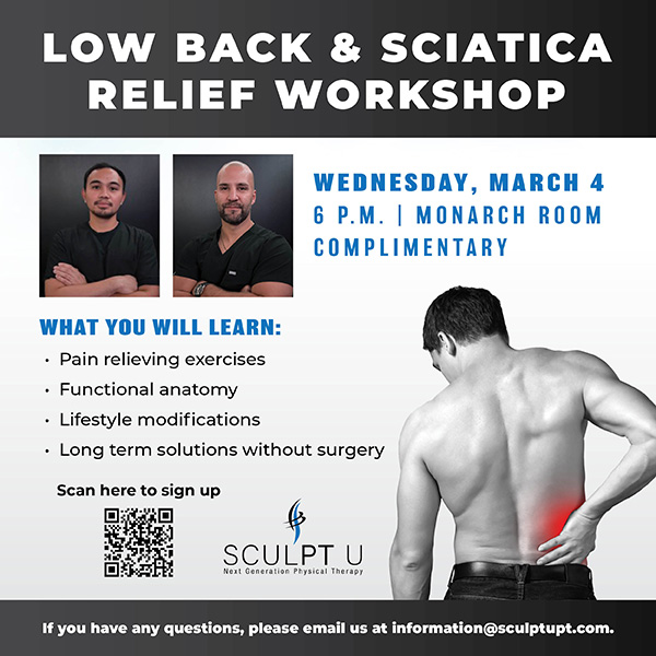 Low Back & Sciatica Relief Workshop