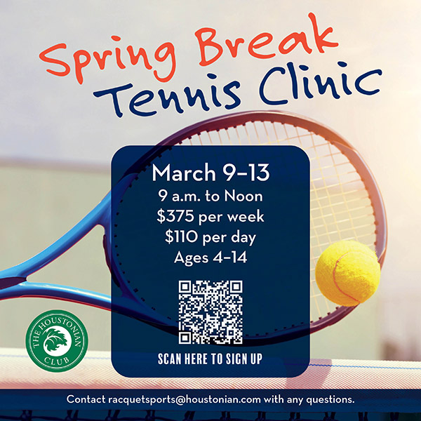 Spring Break Tennis Clinic