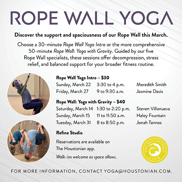 Rope Wall Yoga