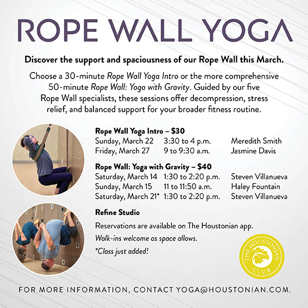 Rope Wall Yoga