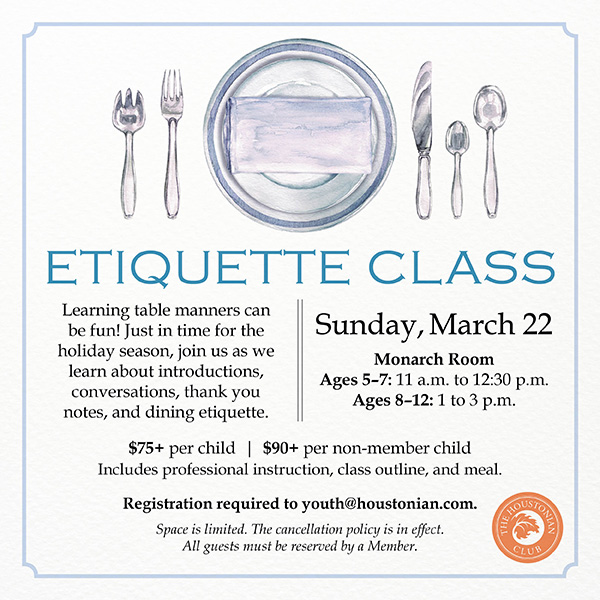 Etiquette Class