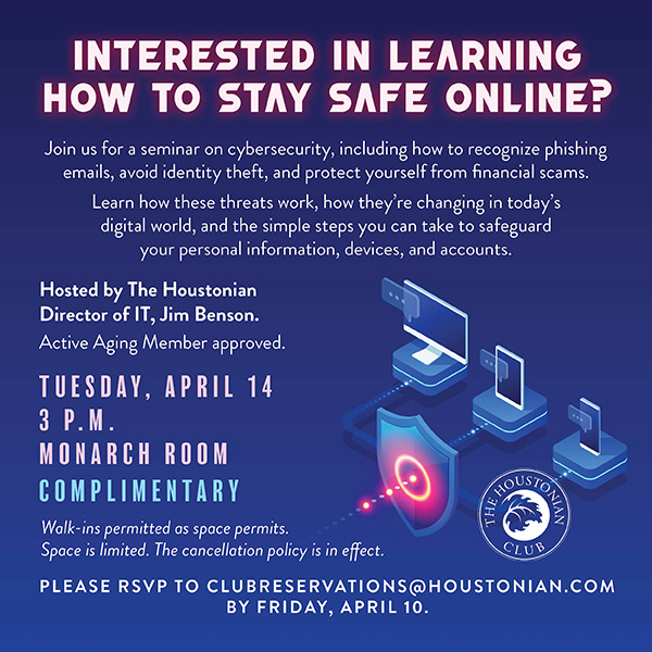 Interested in learning how to stay safe online?