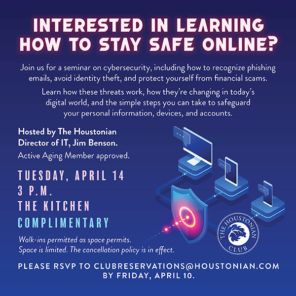 Interested in learning how to stay safe online?