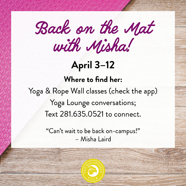 Back on the Mat with Misha!