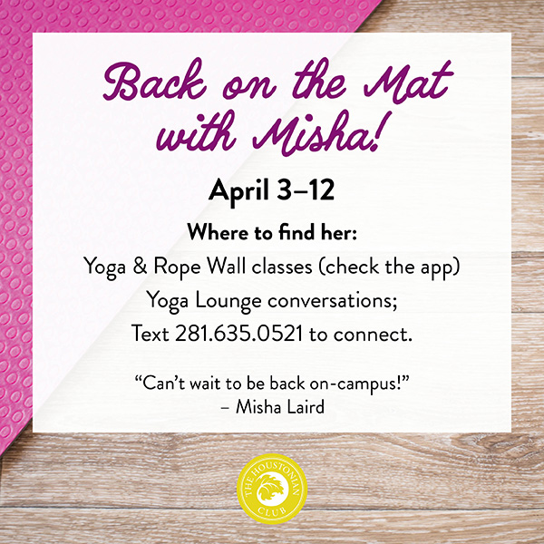 Back on the Mat with Misha!