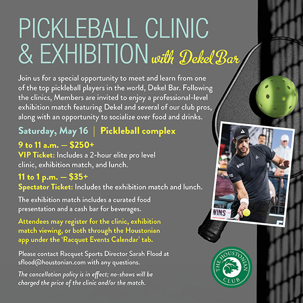 Pickleball Clinic & Exhibition 