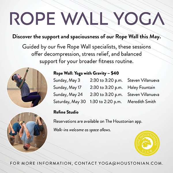 Rope Wall Yoga