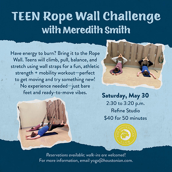TEEN Rope Wall Challenge with Meredith Smith