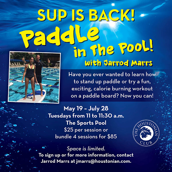 Paddle in the Pool with Jarrod Marrs