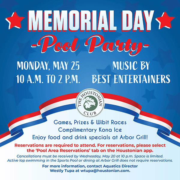 Memorial Day Pool Party