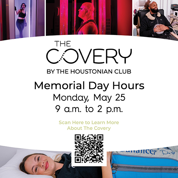 The Covery Memorial Day Hours