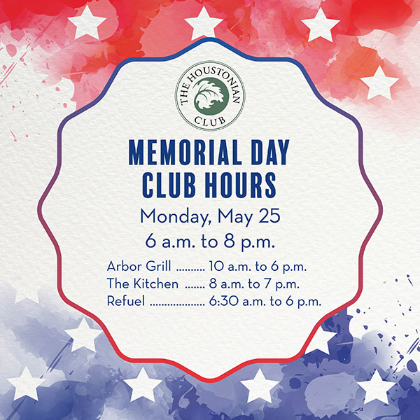 Memorial Day Club Hours