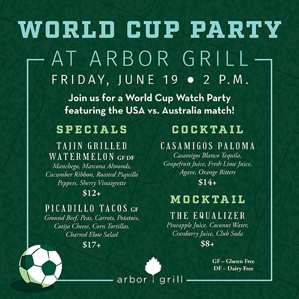 World Cup Party at Arbor Grill