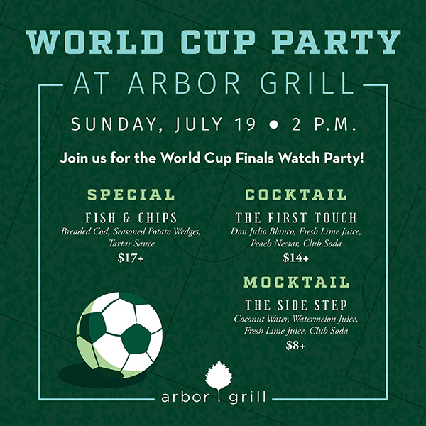 World Cup Party at Arbor Grill