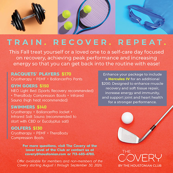 Train. Recover. Repeat.