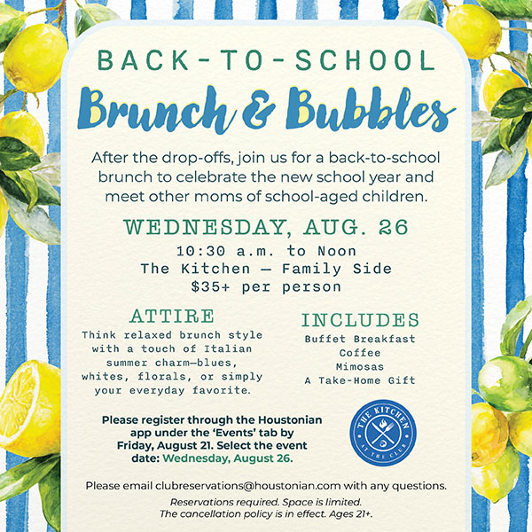 Back-to-School Brunch & Bubbles