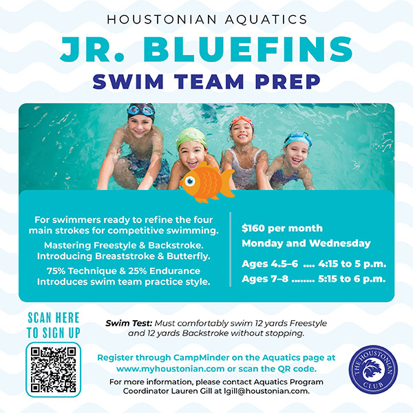 Jr. Bluefins Swim Team Prep