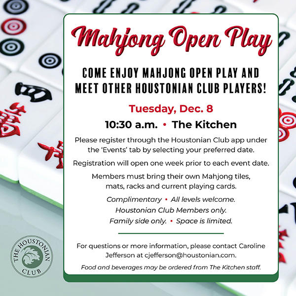 Mahjong Open Play