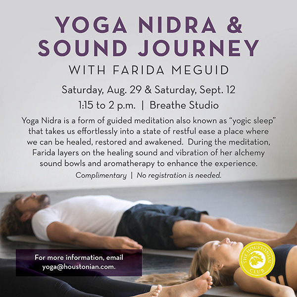 Yoga Nidra & Sound Journey with Farida Meguid