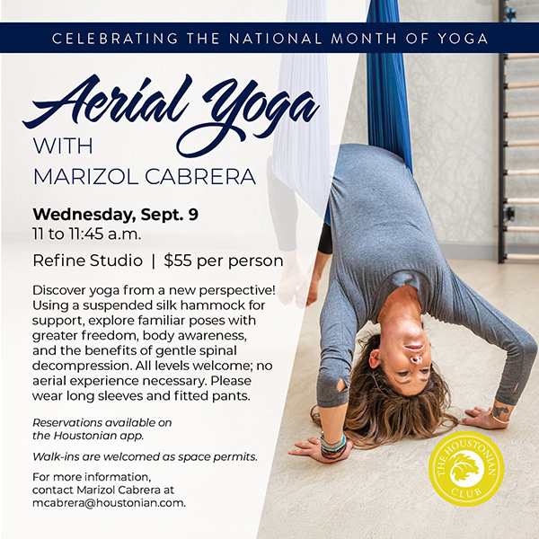 Aerial Yoga with Marizol Cabrera
