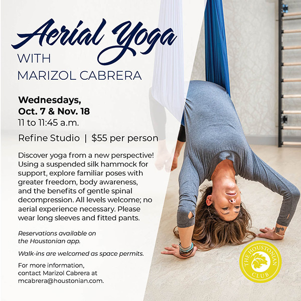 Aerial Yoga with Marizol Cabrera