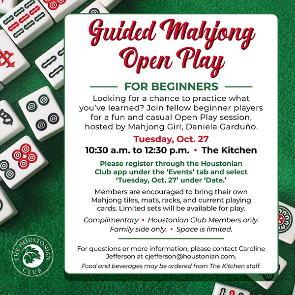 Guided Mahjong Open Play for Beginners