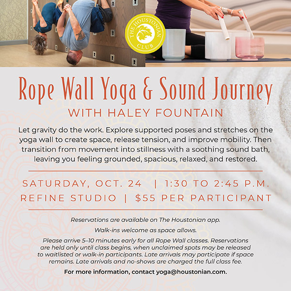 Rope Wall Yoga & Sound Journey with Haley Fountain