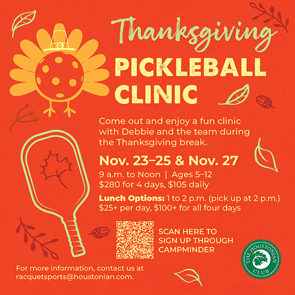 Thanksgiving Pickleball Clinic