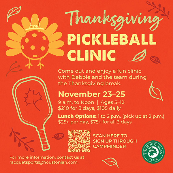 Thanksgiving Pickleball Clinic