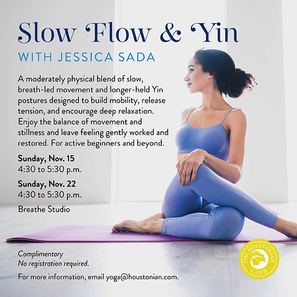 Slow Flow & Yin with Jessica Sada