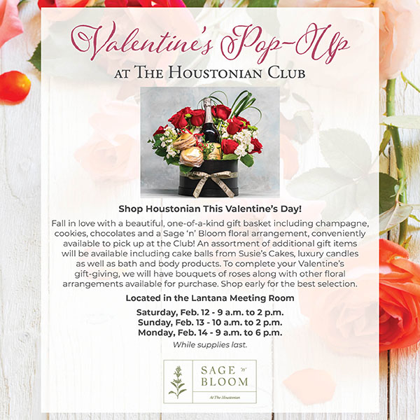 Valentine's Pop-Up at The Houstonian Club