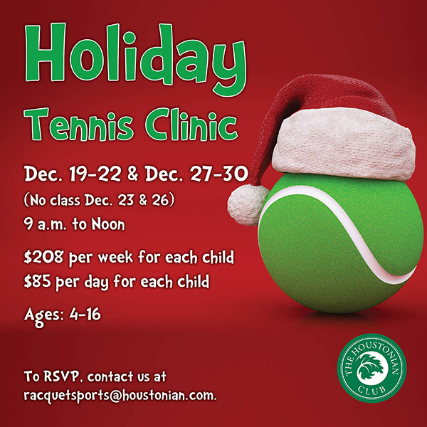 Holiday Tennis Clinic